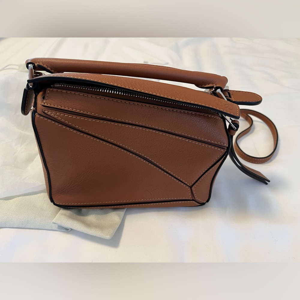 ****SOLD**** Loewe Mini Puzzle in Tan
